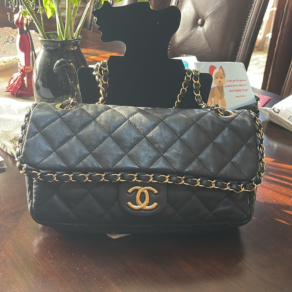 Chanel Rare All Over Me Single Flap Shoulder Bag - Picture 8 of 11